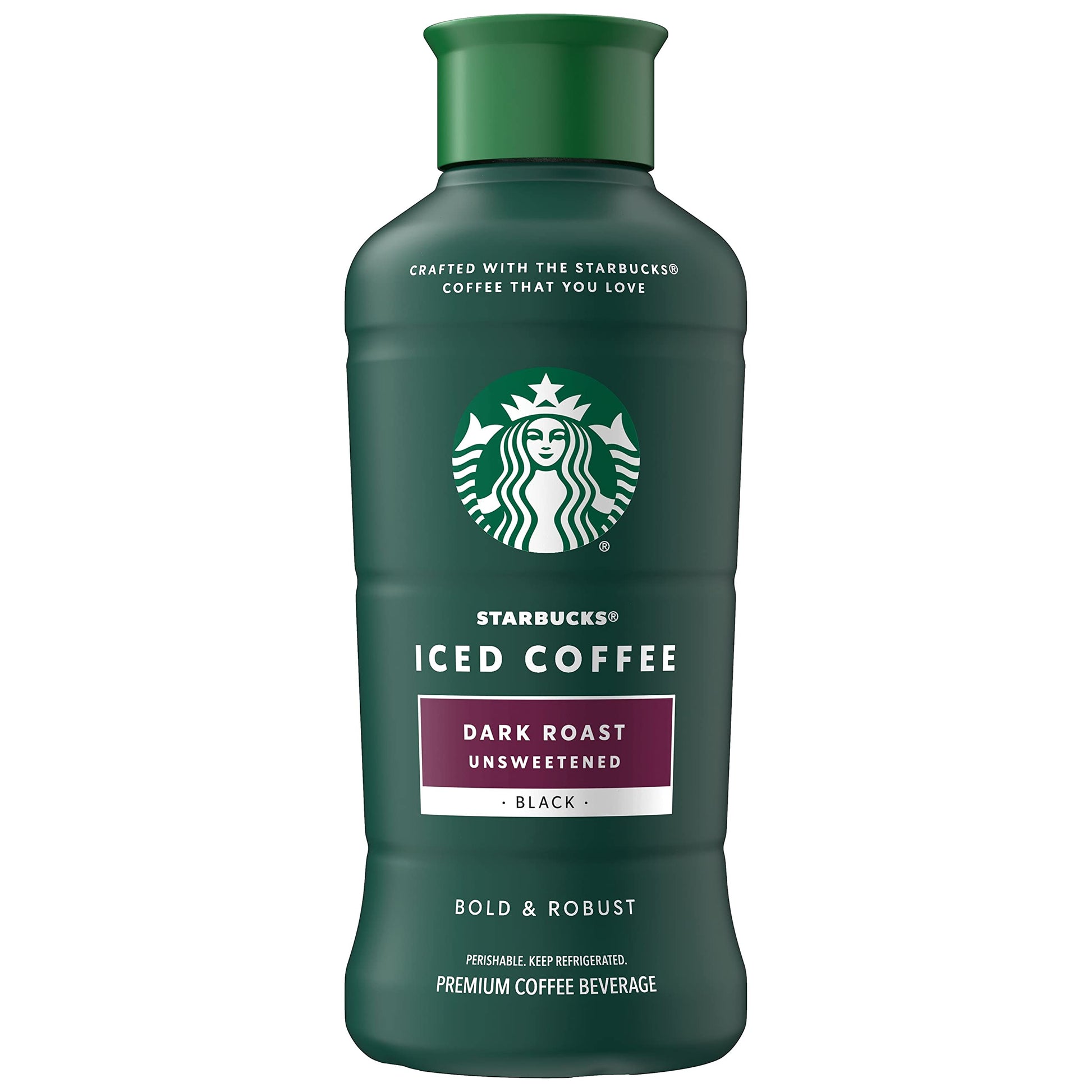 Starbucks Dark Roast Iced Coffee, Black Unsweetened, 48 Fl Oz Bottle