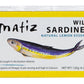 Matiz Espaa Wild Caught Sardines with Natural Lemon Essence (4.2 oz.) Keto and Paleo Friendly (4.2 Ounce (Pack of 12))