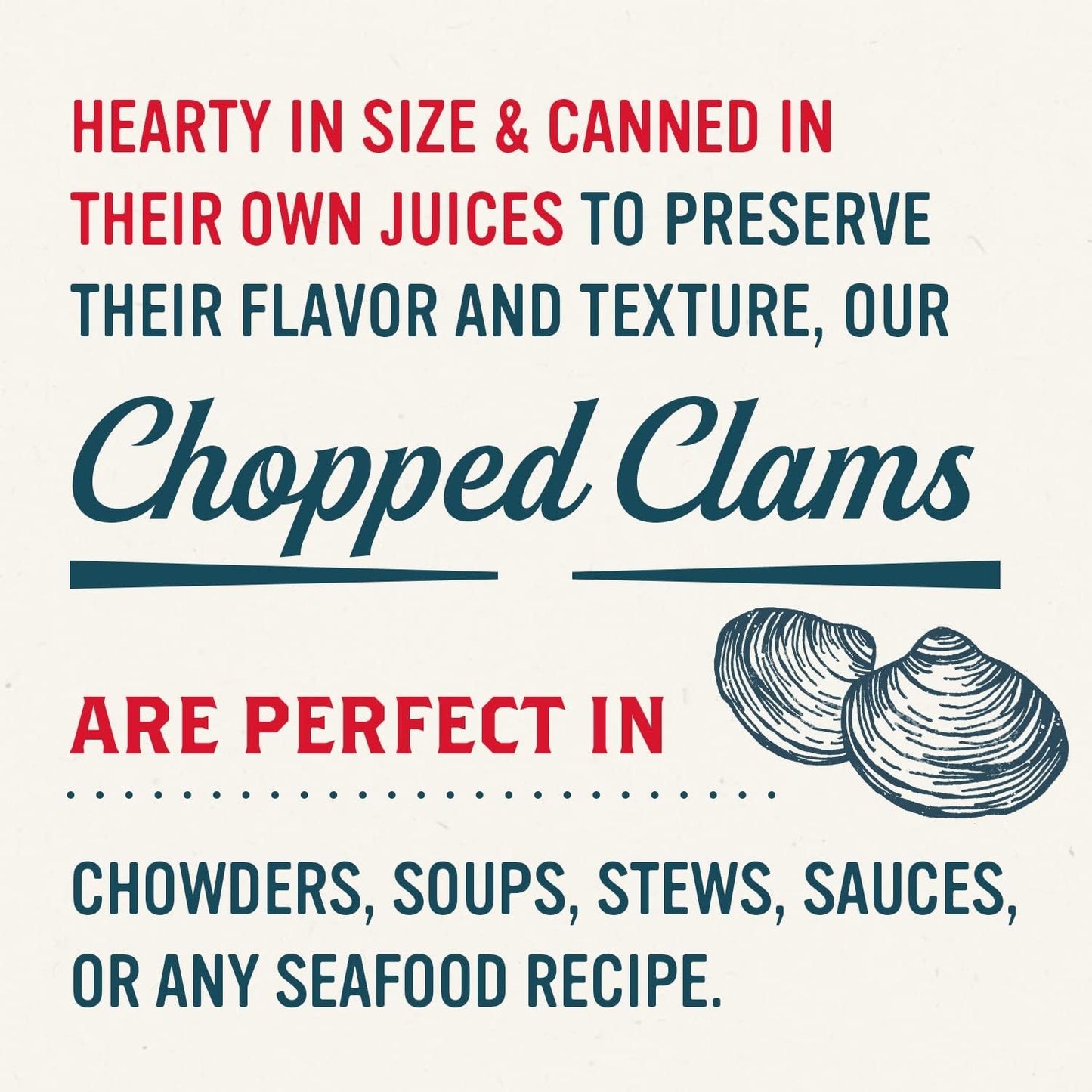 Snow'S Wild Caught Chopped Clams Canned, 6.5 Oz Can (Pack Of 6) - 5G Protein Per Serving - Gluten Free, Keto Friendly, 99% Fat F