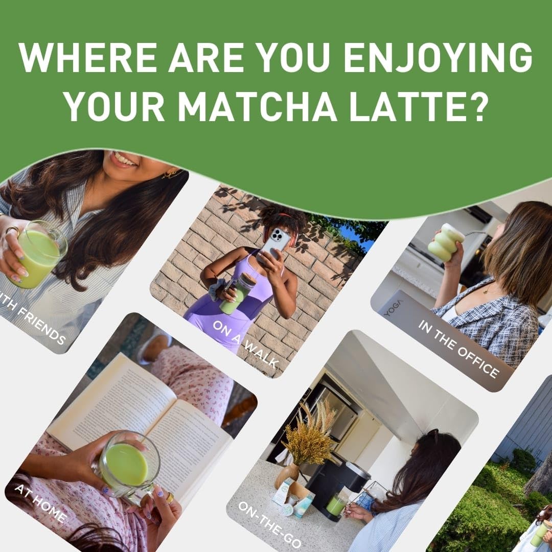 Aiya Creamy Matcha Latte Pods - Authentic Matcha With Rich Notes Of Vanilla, Convenient Single-Serve Pods (10 Count, Sweetened)
