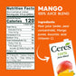 Ceres 100% All Natural Pure Fruit Juice Blend - Delicious Mango Edition - Rich In Vitamin C, No Added Sugar Or Preservatives, Ch