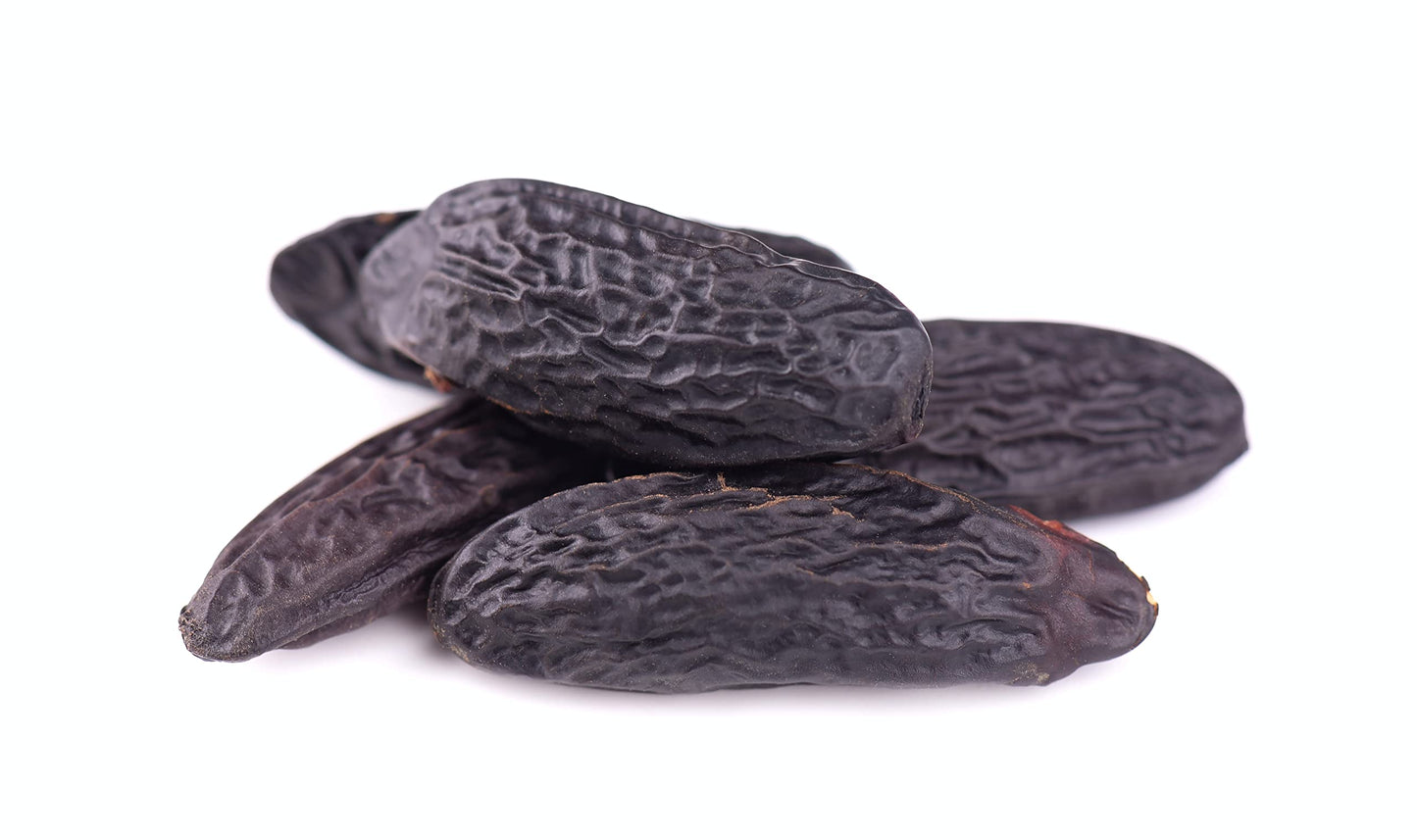 5 Premium Tonka Beans - Whole Natural Tonka Beans - 100% Raw & Pure Tonquin, Strong Fragrance (Dipteryx Odorata Tonkin Pods). Ed