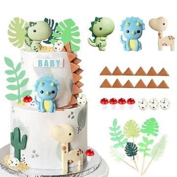 Baby Dinosaur Cake Toppers Dinosaur Cake Decorations Dinosaur Birthday Cake Toppers For Baby Shower Boy Girl Birthday Dinosaur T