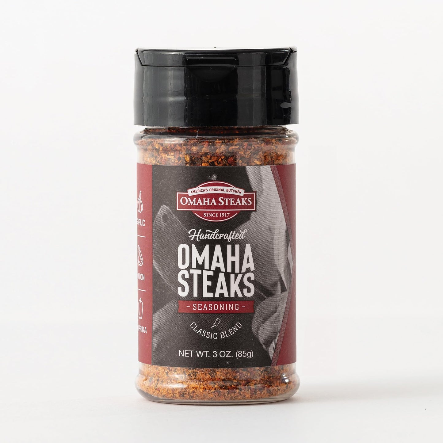 Omaha Steaks Seasoning Flight (1 Jar Private Reserve Rub, 1 Jar Signature Seafood Rub, 1 Jar Omaha Steaks Seasoning)