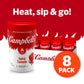 Campbell'S Sipping Soup, Spicy Tomato Soup, 11.1 Oz Microwavable Cup (Case Of 8)