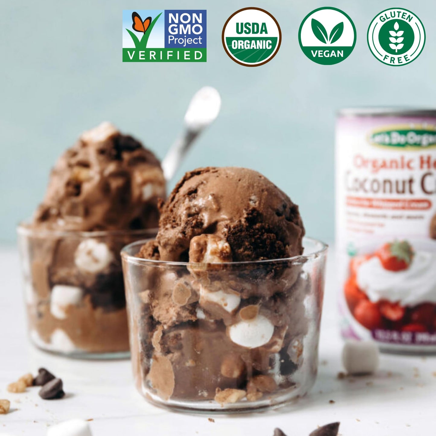 Lets Do Organic Coconut Cream - Vegan Whipped Cream, 13.5 Fl Oz, White, Model 167376