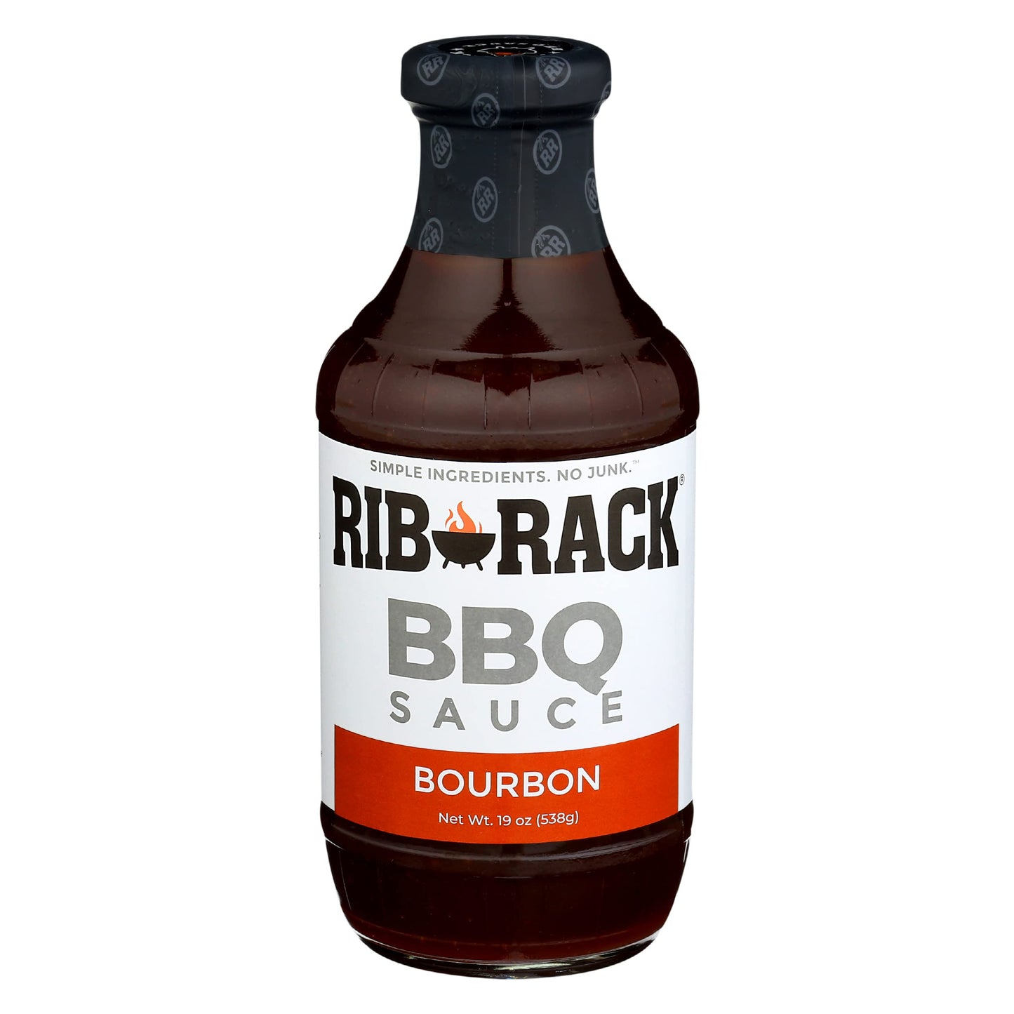 Rib Rack Sauce Bbq Sthrn Bourban 19Oz
