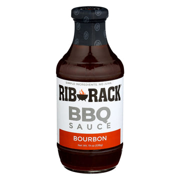 Rib Rack Sauce Bbq Sthrn Bourban 19Oz