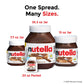Nutella Hazelnut Spread With Cocoa For Breakfast, 35.3 Oz Jar