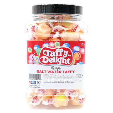 Taffy Delight Salt Water Taffy (16oz, Mango)