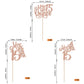 Rssta i Cupcake Toppers Pack of 24, Rose Gold Design, Happy 15th Birthday Decorations