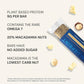 Blueprint by Bryan Johnson Macadamia Nut Protein Bars - 9G Plant Protein - Vegan  Low Carb  Low Sugar  Keto-Friendly Snacks - Non-GMO  Raw Nut Bar  Natural Ingredients (White Cocoa - 12 Pack)