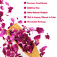 TEARELAE Dried Rose Petals - Edible Flowers for Tisanes, Baking, Crafts - 1.3oz