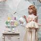 24 Pcs Glitter Mermaid Cupcake Toppers With Seahorse Shell Mermaid Tail Star Seaweed Baby Shower Cupcake Picks For Under The Sea