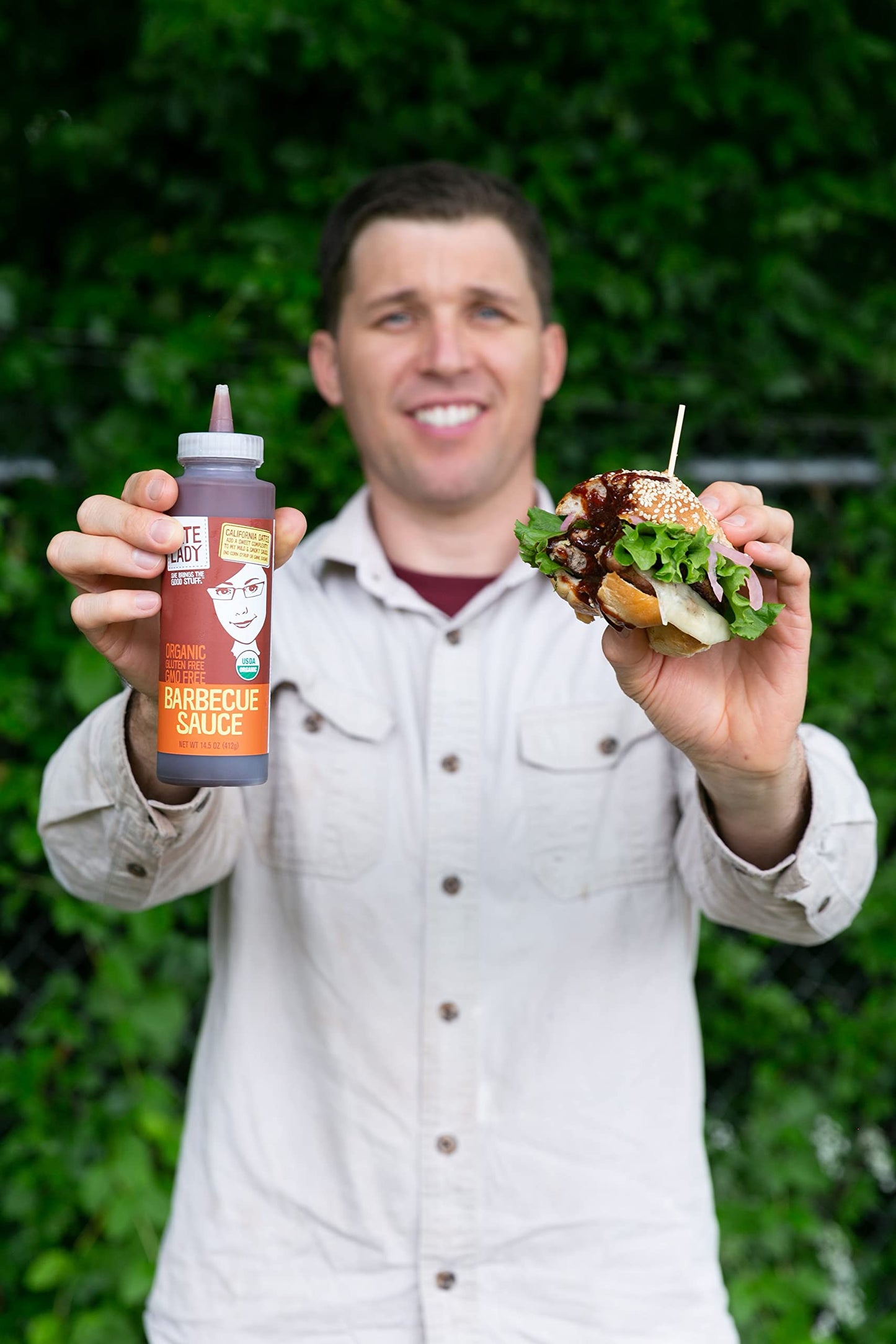 Date Lady BBQ Sauce - Organic, Gluten Free, No Corn Syrup, Paleo Friendly - 22 Oz Vegan Sauce