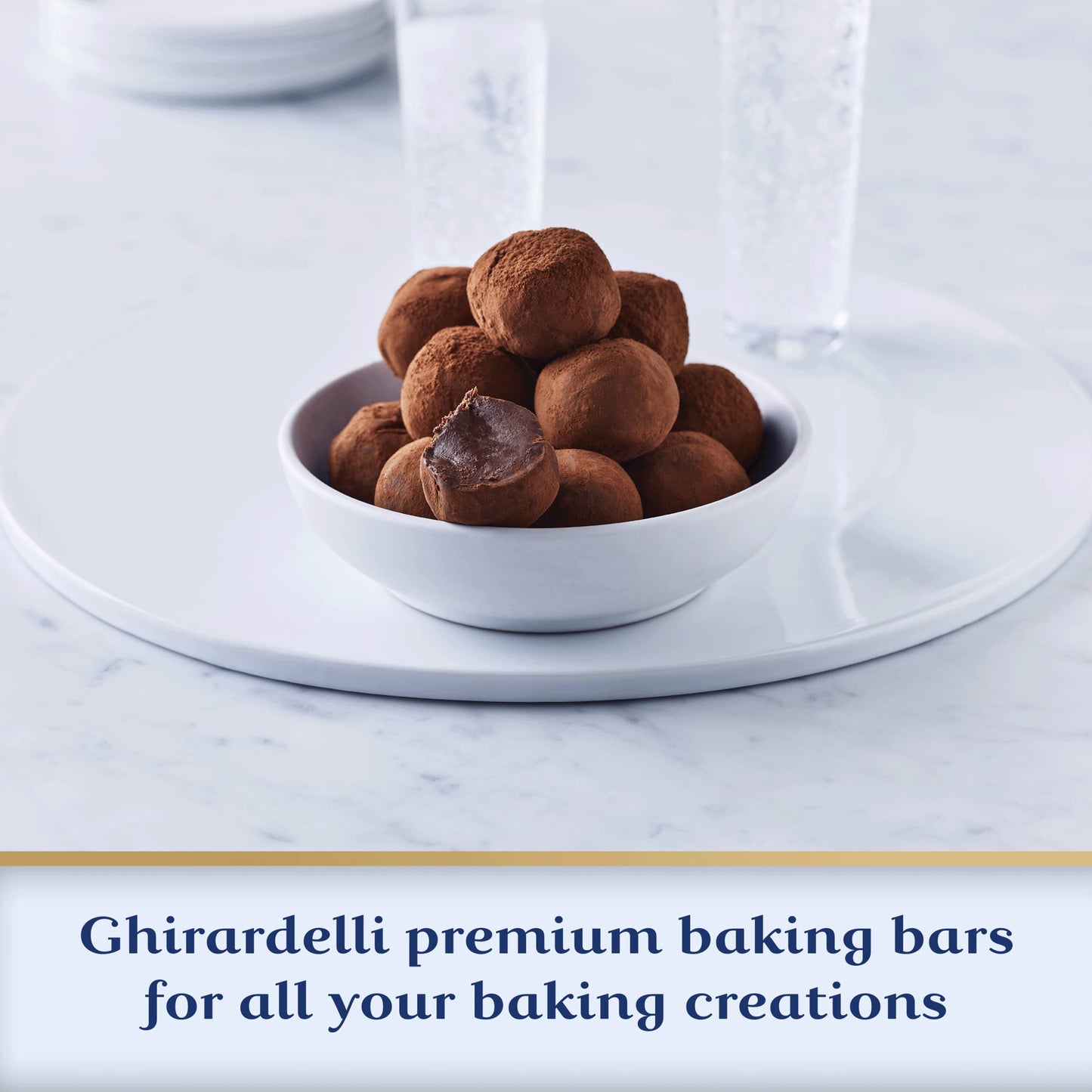 GHIRARDELLI Premium 100% Cacao Unsweetened Chocolate Baking Bar, 4 OZ Bar (12 Bars)
