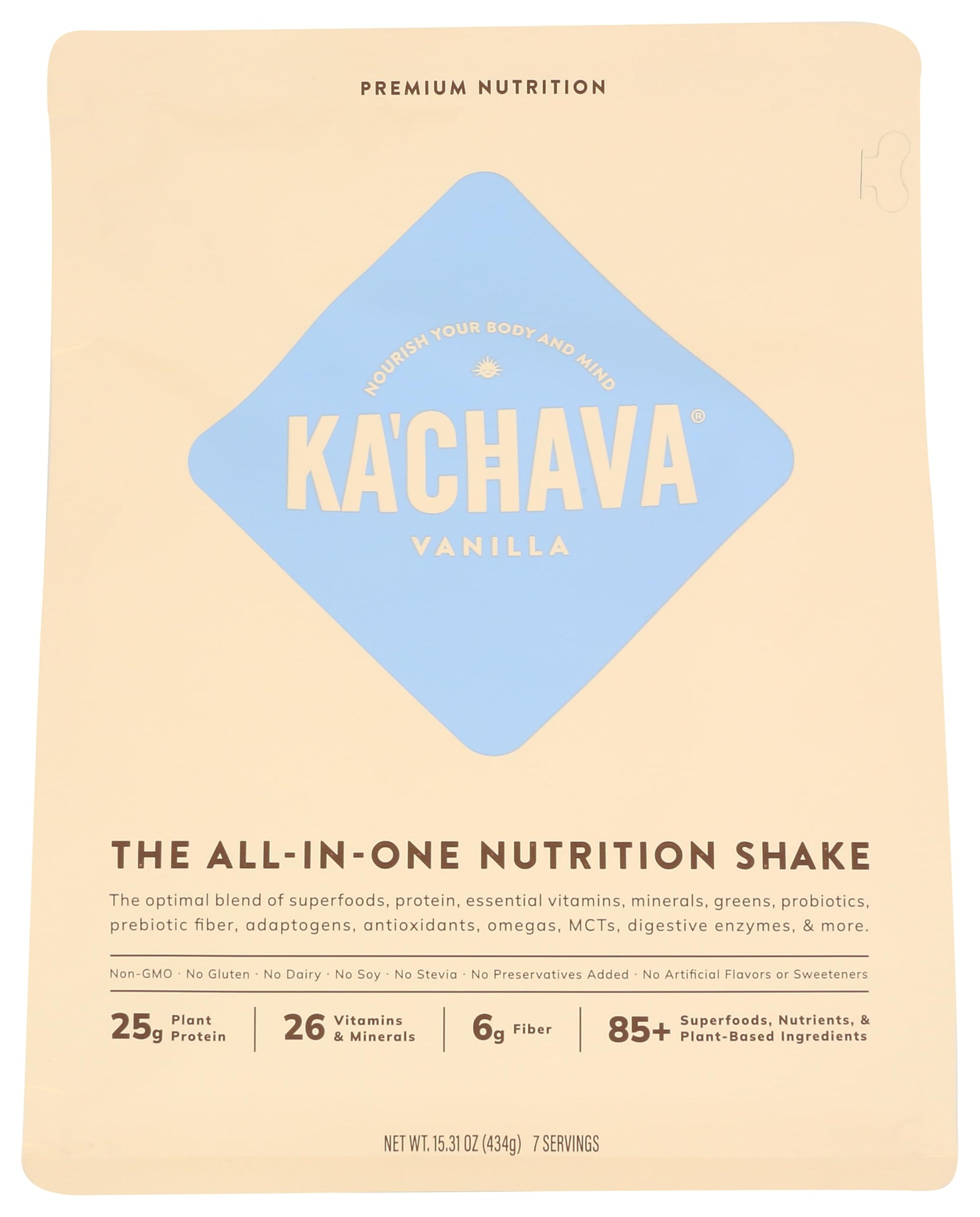 KaChava Shake Powder - 7 Serve 3.0 (7 Servings, Vanilla)