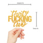 Thirty Two Gold Glitter Cake Toppers 32 Years Old 32Nd Birthday Anniversary Party Decorations Supplies