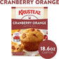 Krusteaz Cranberry Orange Muffin Mix, Contains Cranberries with Orange Zest (18.6 Ounce (Pack of 6))