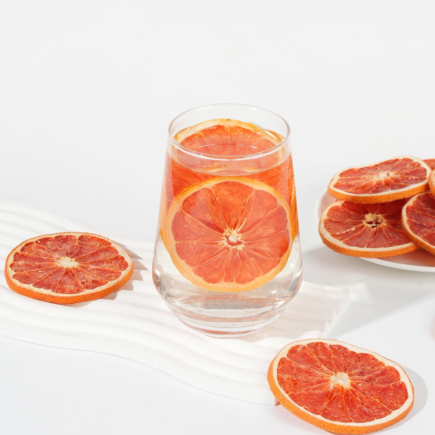 Dried Grapefruit Slices, Dehydrated Grapefruit Slices For Cocktails Decoration/Fruit Tea/Baking/Garland/Crafts,100% Natural No A