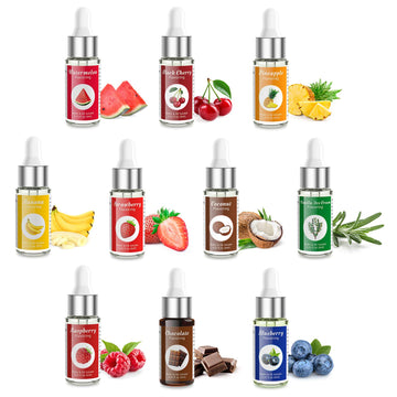 Nomeca Food Flavoring Oil Candy Flavors, Strawberry Vanilla Coconut Cherry Extracts for Baking Cooking and Lip Gloss Making - Wa