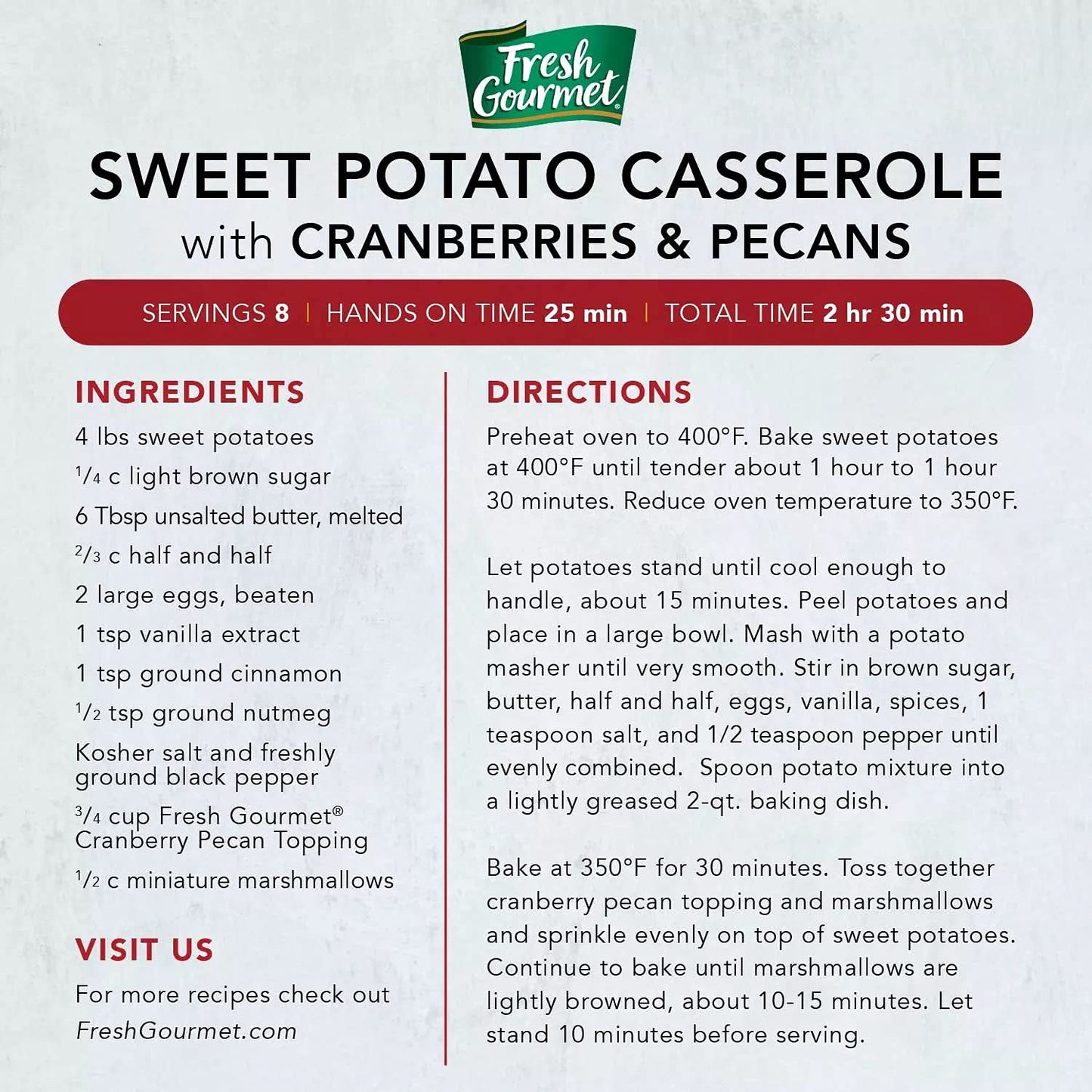 Fresh Gourmet Dried Cranberry & Pecan Topping (Net Wt 20 Oz),, ()