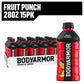 BODYprotective covering Sports Drink  Fruit Punch  Electrolyte Drink Hydration  28 Fl Oz Bottles (15 Pack)  Flavored Coconut Water with B Vitamins & Antioxidants