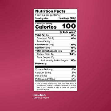 Baked Organic Yacon Chips By Good Chips! 100% Natural, Oil Free, Only One Ingredient: Yacon Root, Usda Organic, Earthy Sweet Sup