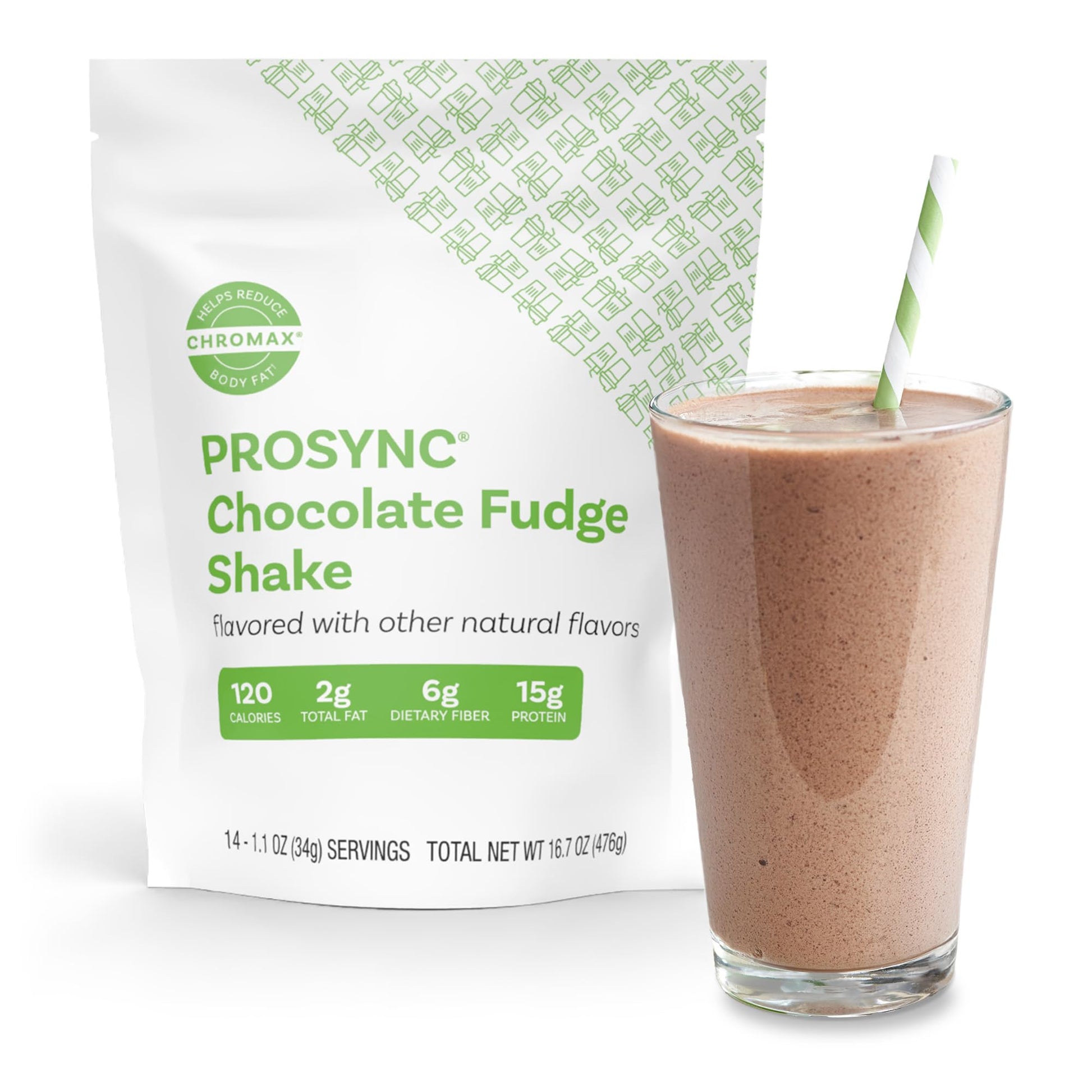 Nutrisystem Prosync Chocolate Meal Replacement Protein Shake Mix - 14 Servings