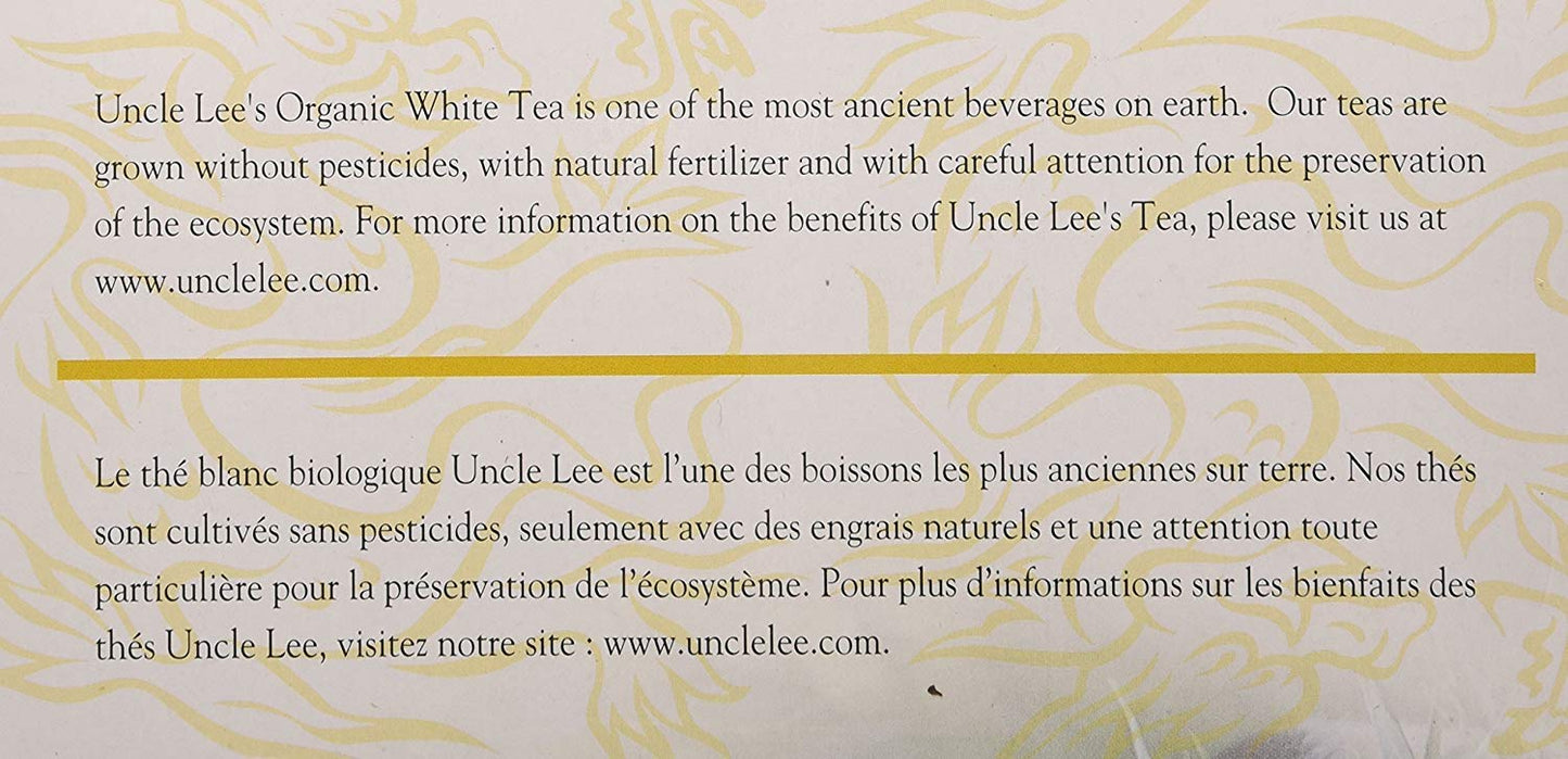 Organic White Tea 100 Bags