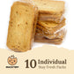 Snacktery Roasted Garlic Melba Toast - Thin and Crispy Melba Toast Crackers - Garlic Toast for Dips, Spreads, Salads - 7 Oz