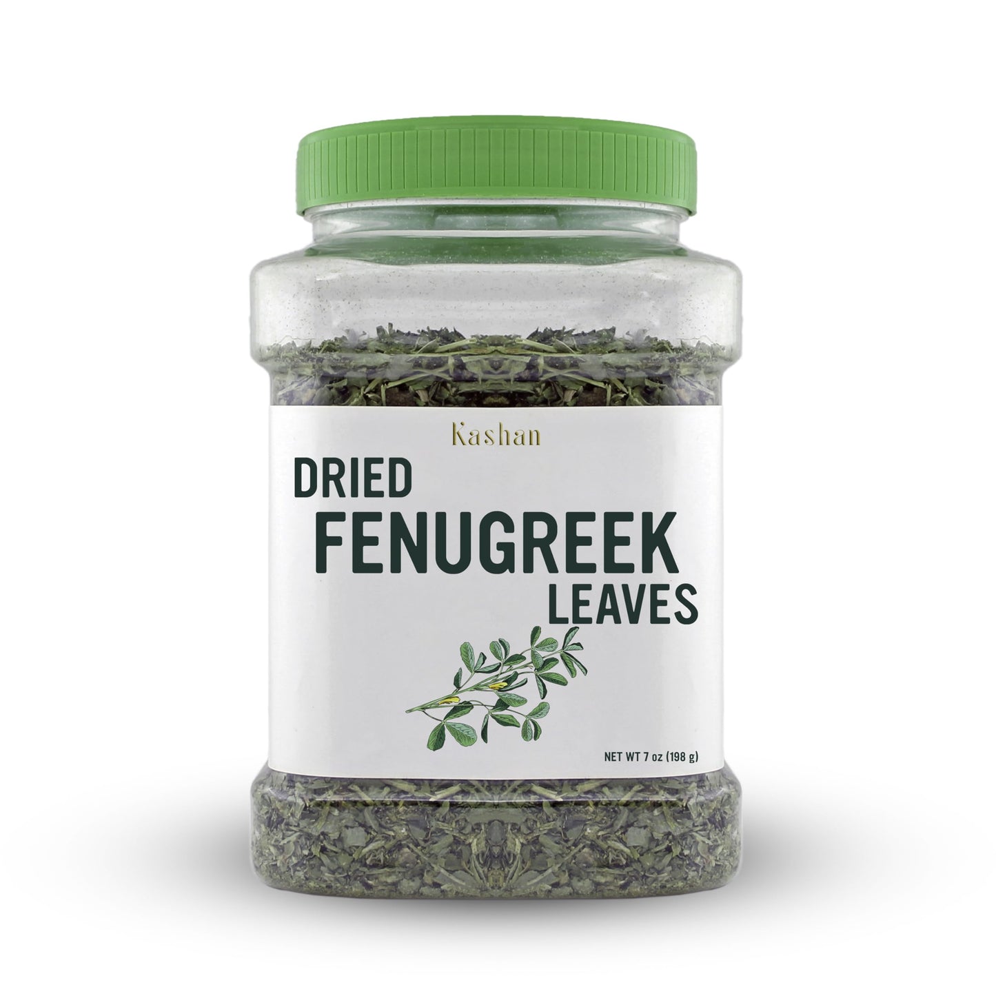 Kashan Dried Fenugreek Leaves, Kasuri Methi, Great for Cooking & Food Flavoring, Middle Eastern Cuisine and Aromatic Seasoning, 