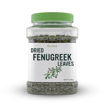 Kashan Dried Fenugreek Leaves, Kasuri Methi, Great for Cooking & Food Flavoring, Middle Eastern Cuisine and Aromatic Seasoning, 