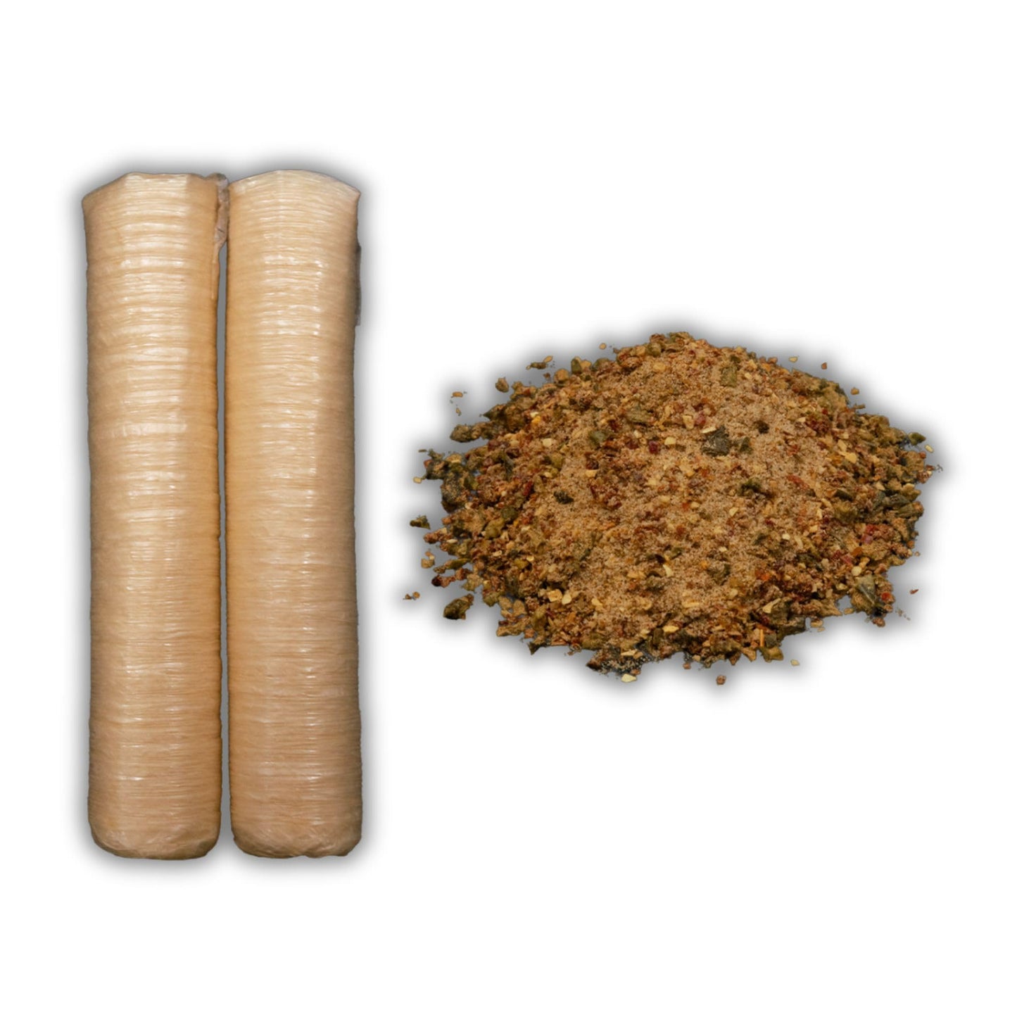 BEARDED BUTCHER BLEND SEASONING Onion & Bell Pepper Bratwurst DIY Kit – 22 oz, Includes Seasoning & Casings