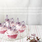 ZHUOWEISM 72PCS Butterfly Edible Cupcake Toppers, Purple Paper Cake Decorations for Baby Shower & Kids Birthday Party