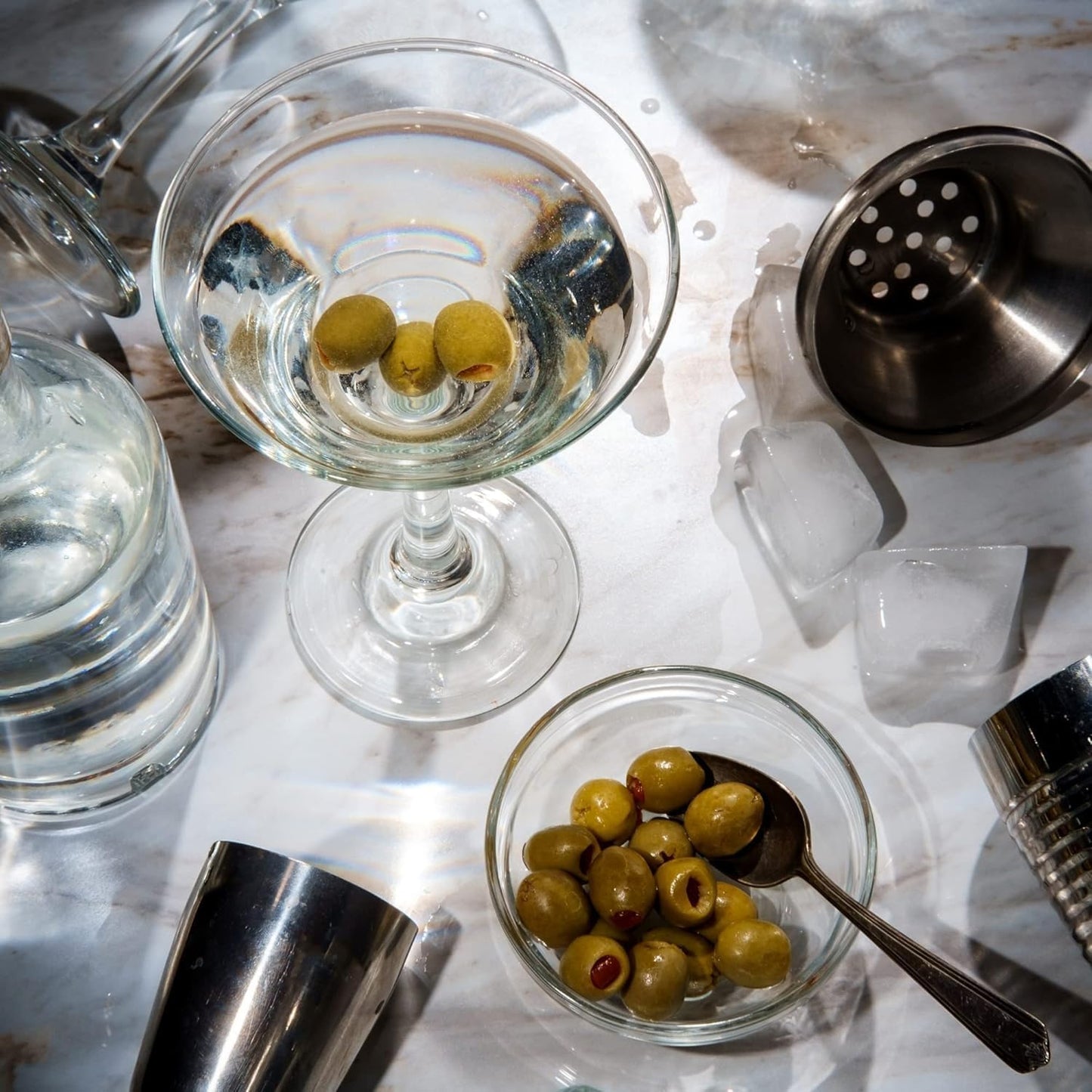 Dirty Sue Pepperoncini Stuffed Green Olives - 16Oz Mason Jar | Perfectly Stuffed With Premium Pepperoncini | Imported From The F