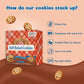 Choczero Gluten-Free Soft Baked Chocolate Chip Cookies, Low Carb, High Fiber, Keto Friendly Cookies (1 Box, 9Oz)