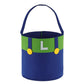 Easter Basket with Handles for Kids, Happy Easter Gift for Easter Egg Hunts Decorations Candy Gifts Storage (MA B)