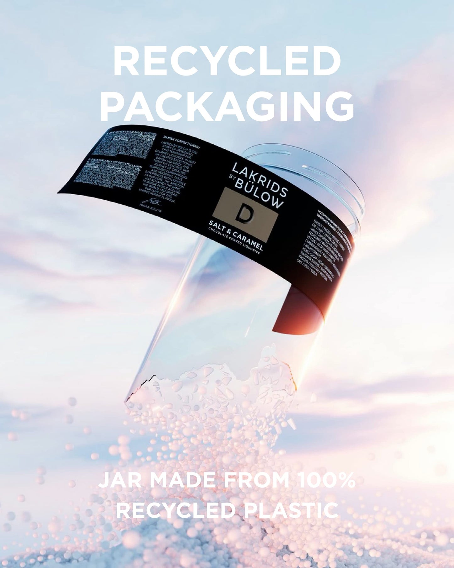 Lakrids By Blow - B - Passion Fruit - 10.41 Oz - Chocolate Coated Gourmet Licorice - Authentic Scandinavian Candy Produced In De