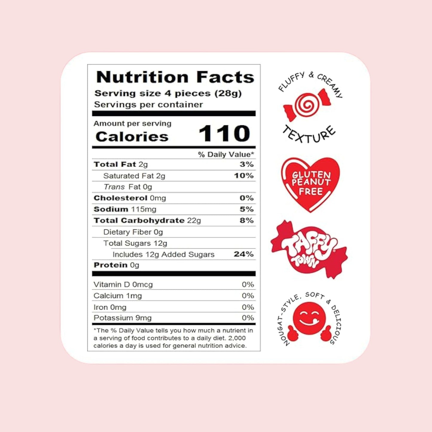 Premium Berries & Crme Saltwater Taffy Creamy Mix Blueberry, Strawberry, Raspberry And Huckleberry Flavors Bulk 2 Lb Bag 120+ Pi