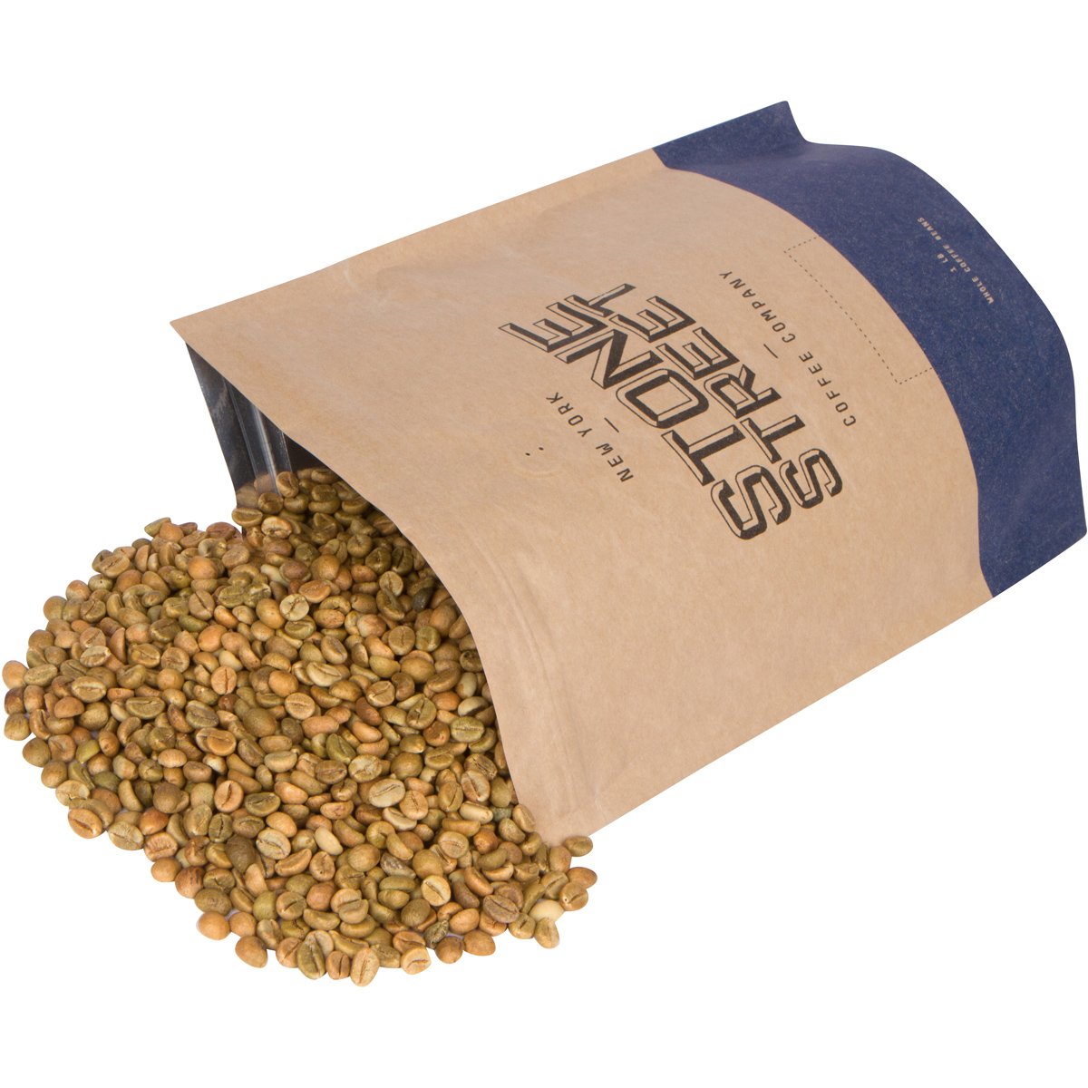 Colombian Supremo Unroasted Green Raw Coffee Beans, 1 Lb Bag, 100% Arabica Top Grade Extra Large