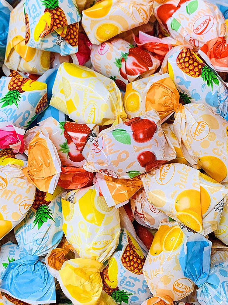 Sweetgourmet Arcor Fruit Filled Assorted Bon Bon Hard Candy | 1 Pound