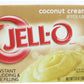 Jell-O Coconut Cream Instant Pudding & Pie Filling Mix, 3.4 oz Boxes, Pack of 24, Model 10043000204372