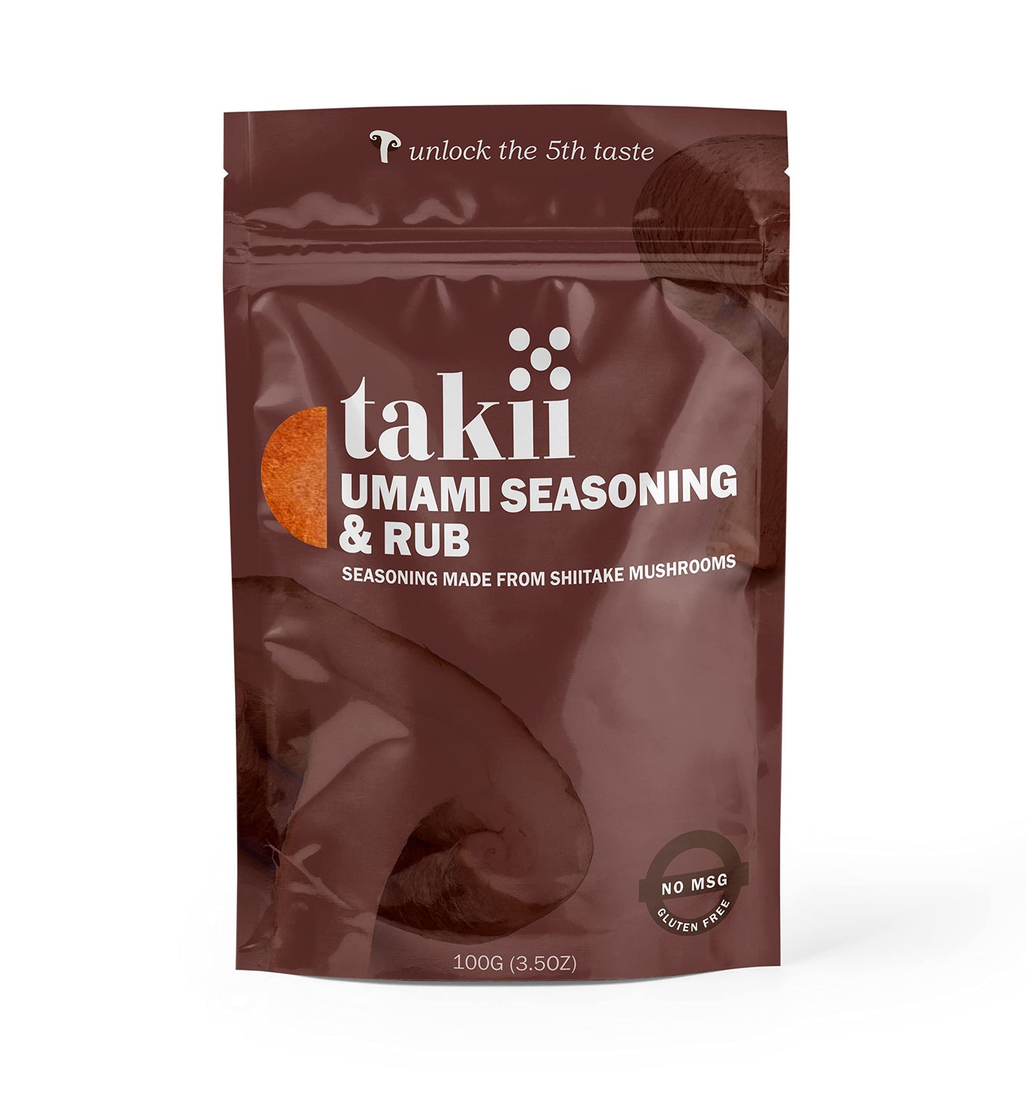 Takii Umami Seasoning & Rub, Shiitake Mushroom Flavor, 3.5 Ounce Pack