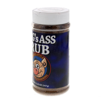 Old World Pigs Ass Rub BBQ Seasoning, Memphis Style, 12.25 Ounce Bottle