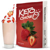 Keto Chow Keto Meal Replacement Shake Powder, Natural Strawberry, 29 Ounce