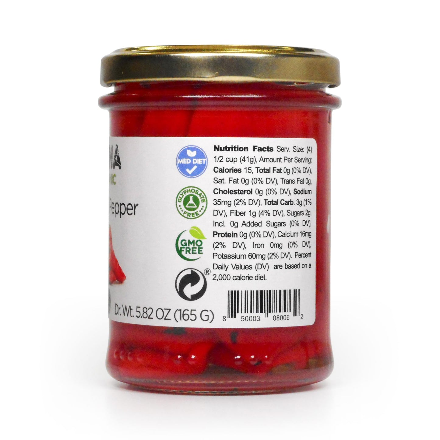 Zona Organic | Spanish Fire Roasted Piquillo Peppers | 6.5 oz (Pack of 2)