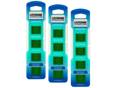 Listerine Ultraclean Access Disposable Snap-On Flosser Refill Heads For Proper Oral Care, Mint Flavored, 28 Count (Pack Of 3)