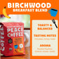 Peace Coffee Birchwood Breakfast Blend | 20 Oz Whole Bean Medium Roast | Organic Fair Trade | Smooth, Mild Flavor | Shade Grown, Fresh Roasted