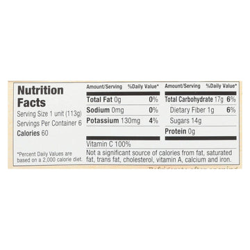Santa Cruz Organic Cinnamon Applesauce (12X6X4 Oz)